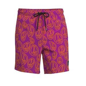 NWT NEFF Men's Printed 7" Swim Trunks with Stretch, Size M 32-34